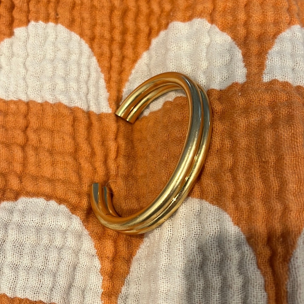 Madewell Gold-finish Cuff Bracelet - EUC - Picture 2 of 4